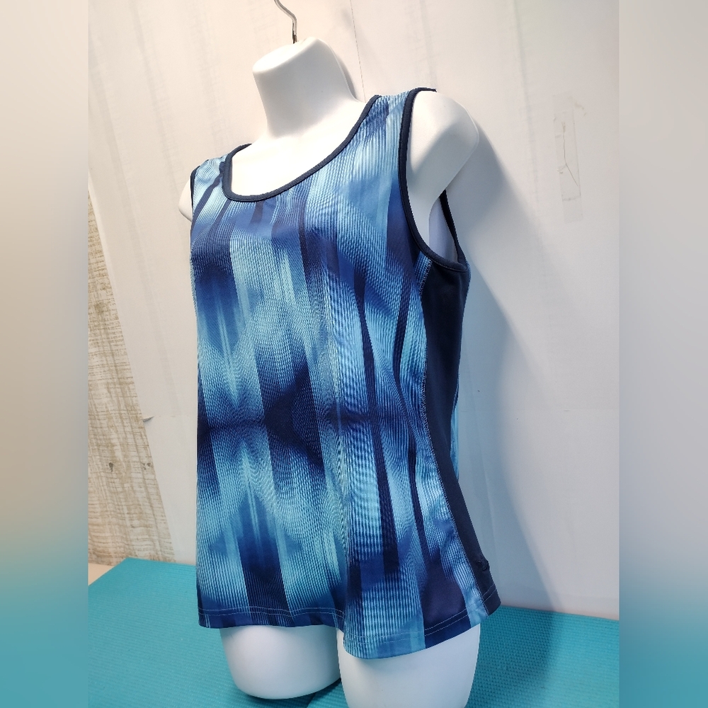 Bold Spirit Women's Active Sleeveless Blue Tank Top Size L